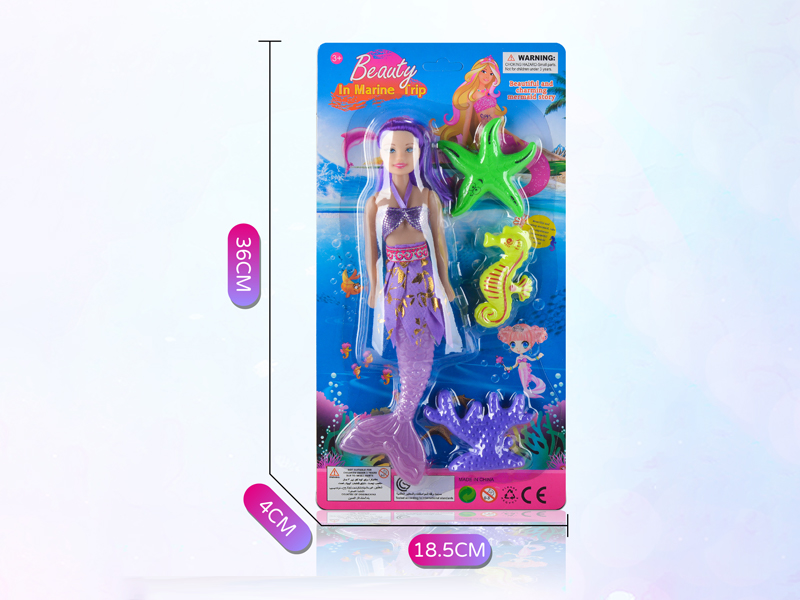 11 Inch Empty Body Mermaid Doll