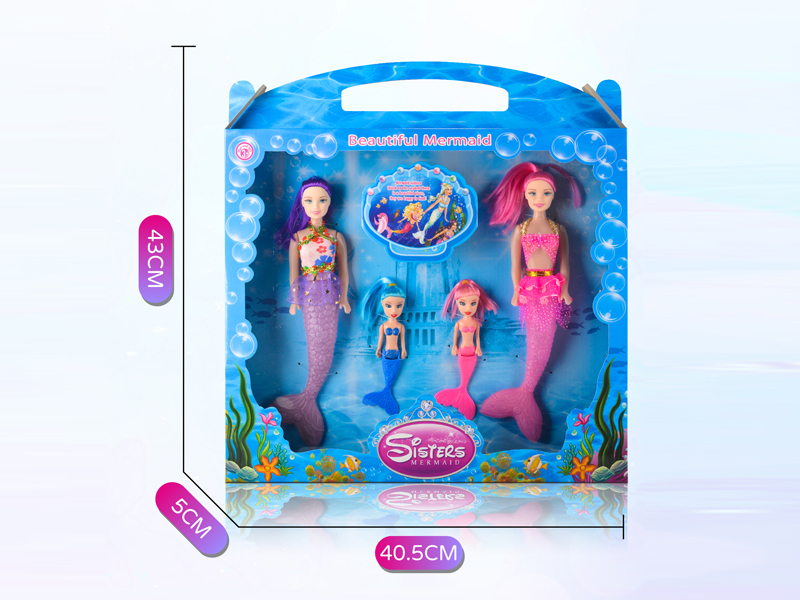 11 Inch Empty Body Mermaid Doll