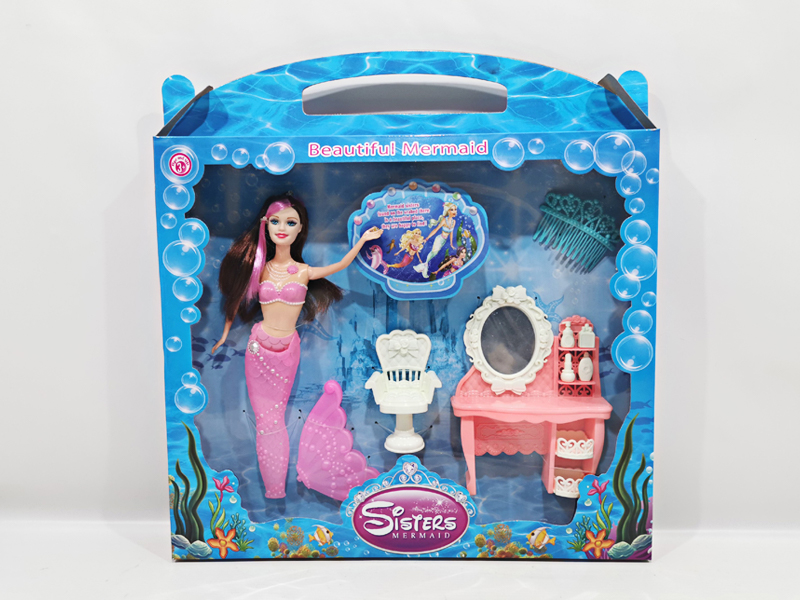 11-Inch Full Body Mermaid Doll