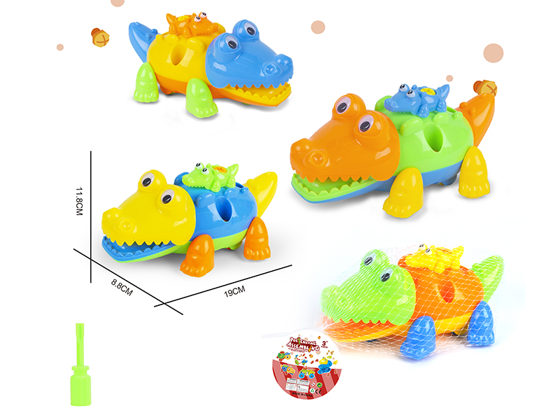 DIY Disassembly And Assembly Cartoon Crocodile
