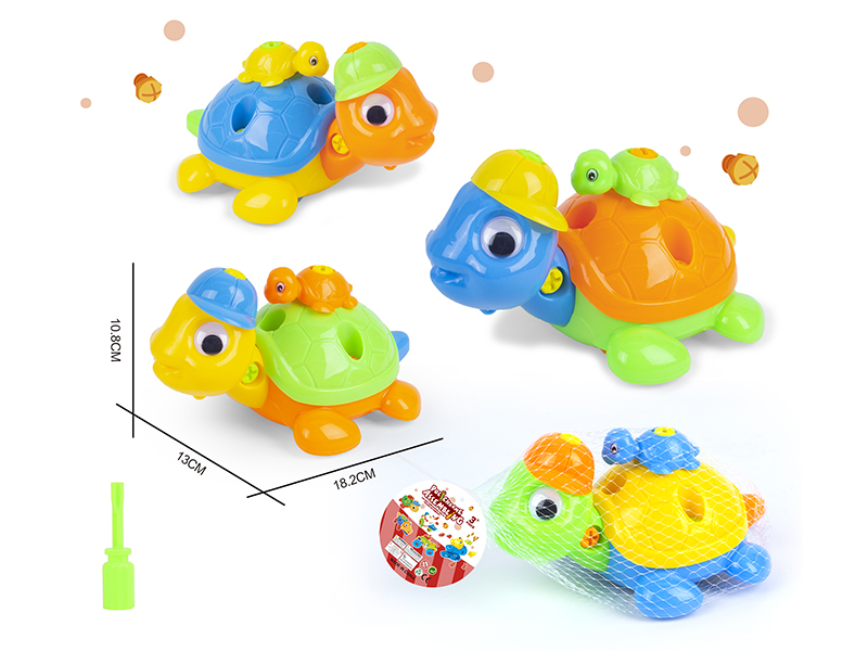 DIY Disassembly And Assembly Cartoon Turtle