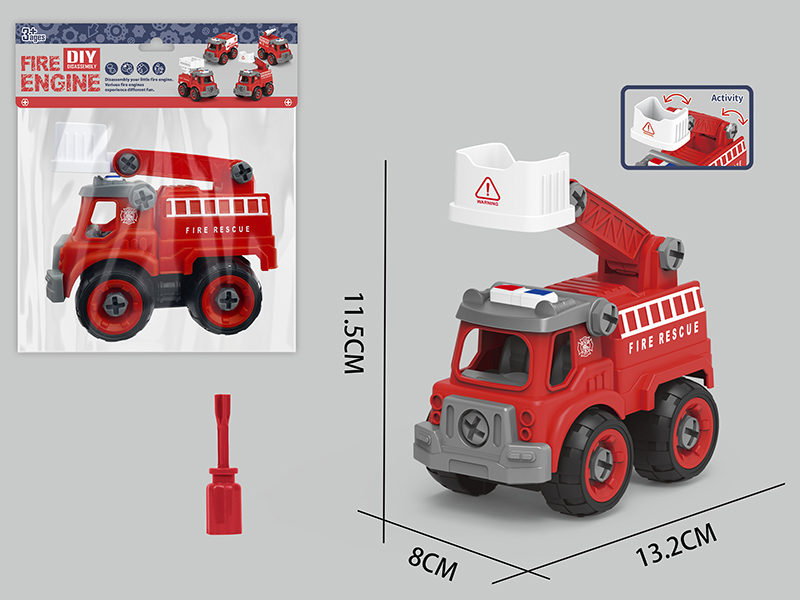 DIY Disassembly And Assembly Ladder Truck