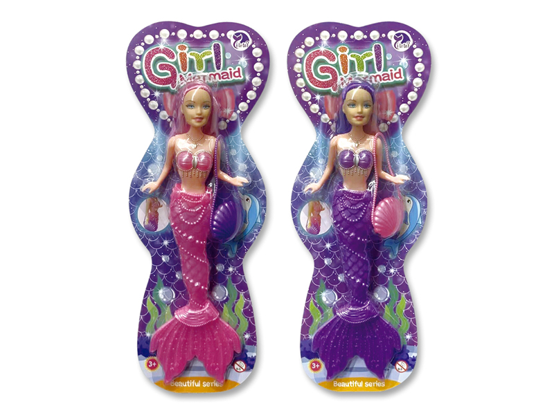 11 Inch Full Body Mermaid Doll (Accessory Bag)