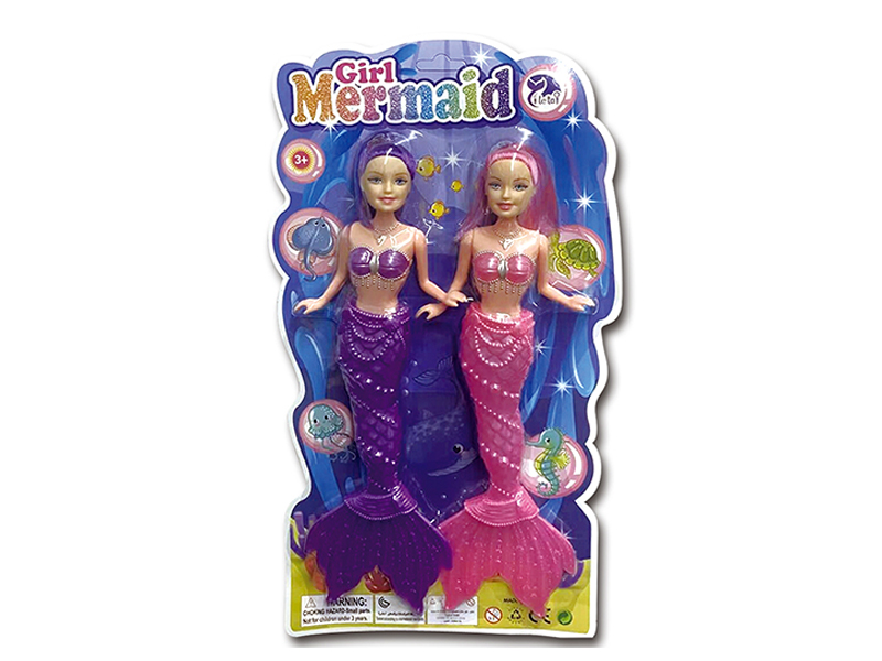 11 Inch Solid Mermaid Doll With Light