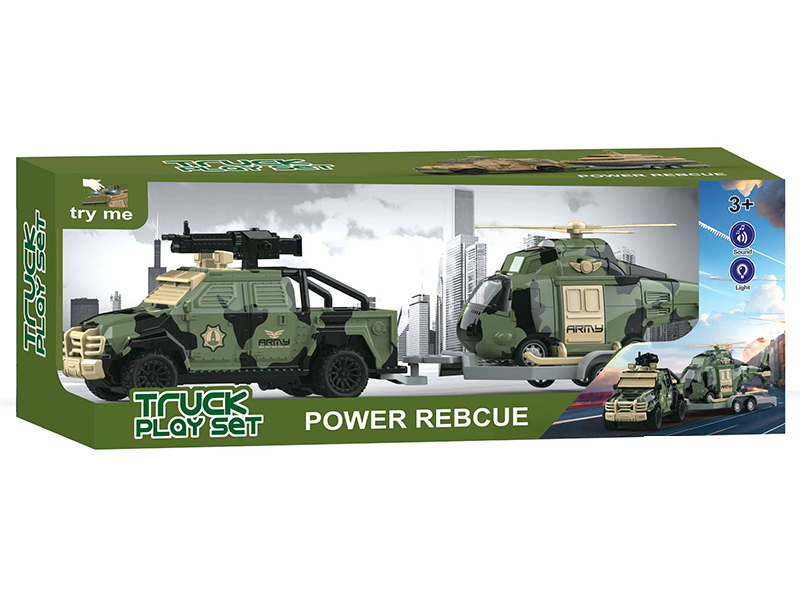 Friction Trailer Toy Set