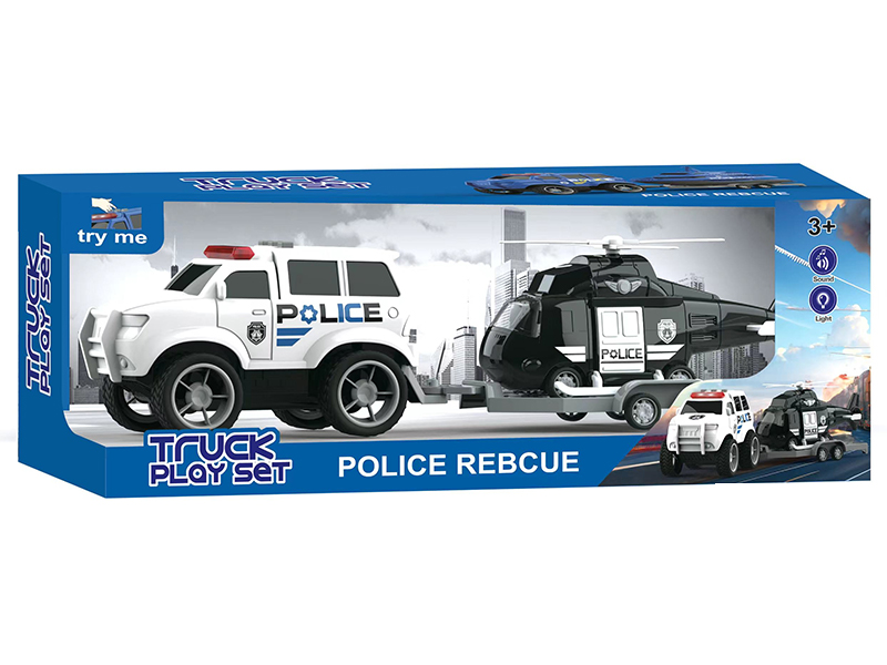 Friction Trailer Toy Set