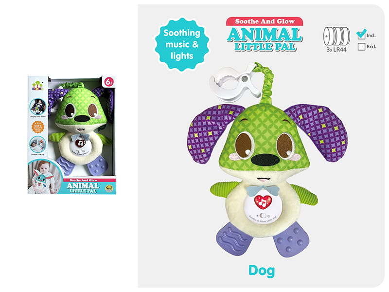 Stroller & Crib Hanging Toys With Lights And Music(Dog)