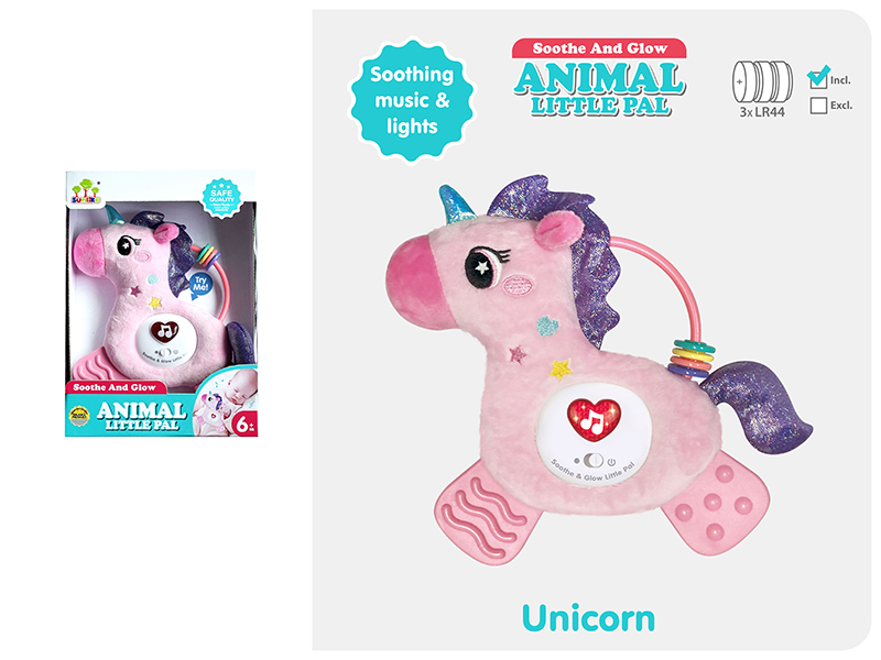 Soothing Baby Toy Unicorn With Music