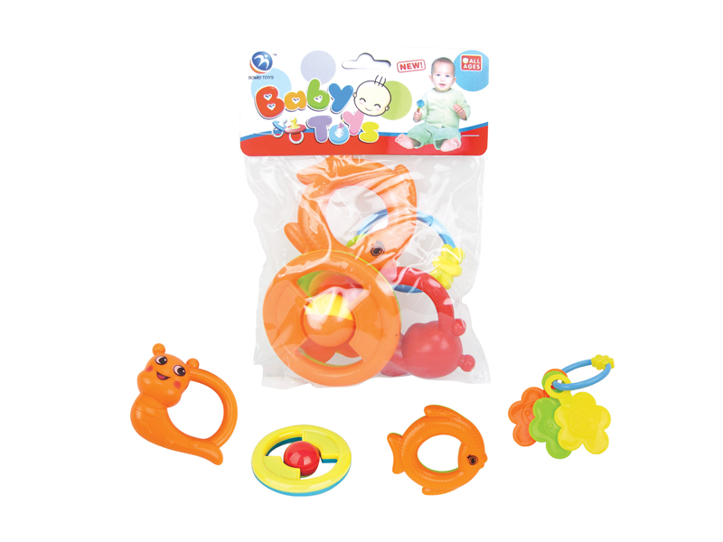 4PCS Baby Rattles