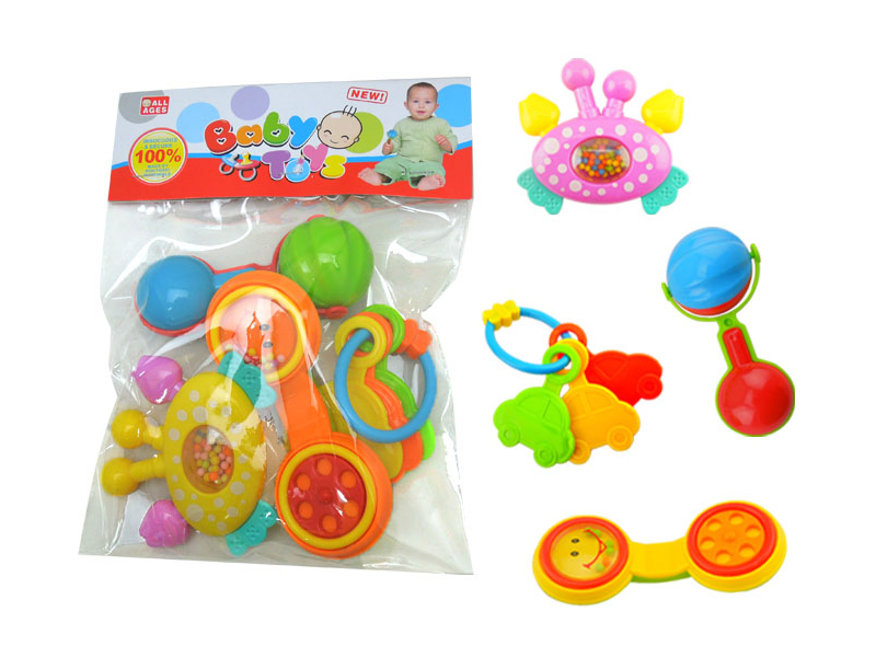 4PCS Baby Rattles