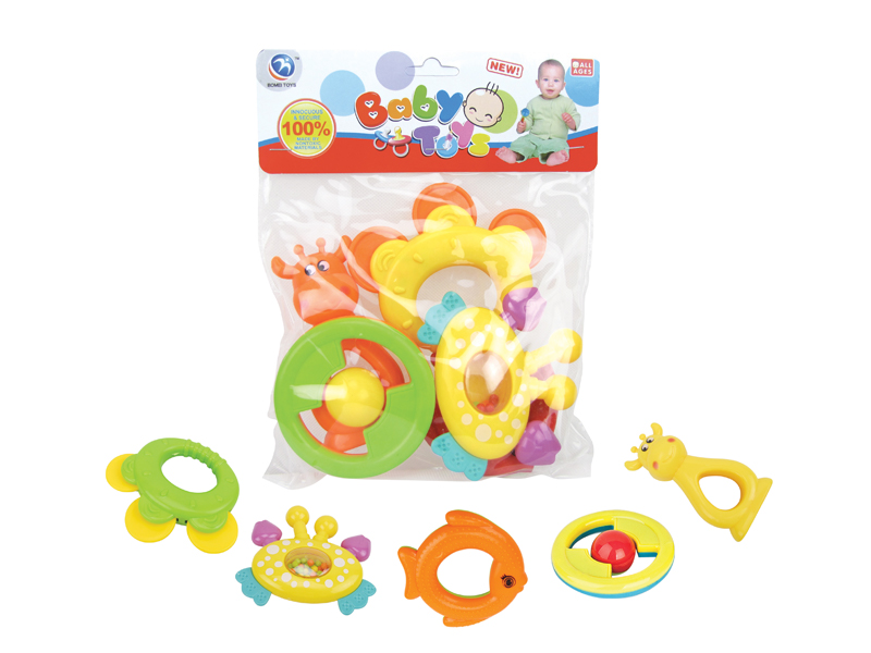 5PCS Baby Rattles