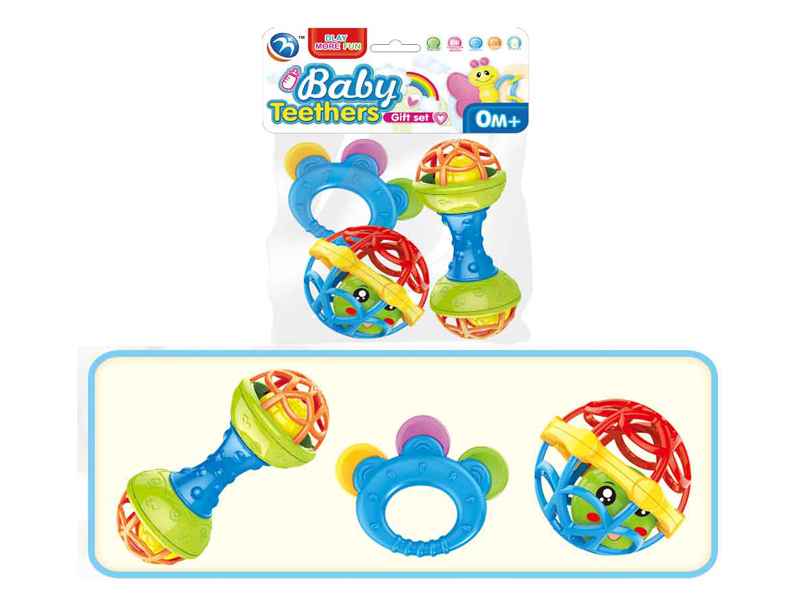 3PCS Baby Rattles
