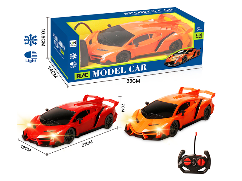 27Mhz 1:14 4 Channel Remote Control Lamborghini Veneno Simulation Car With Light(Not Included Batteries)
