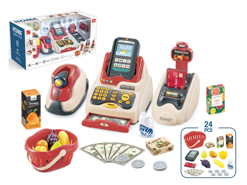 24PCS Luxury Cash Register Set