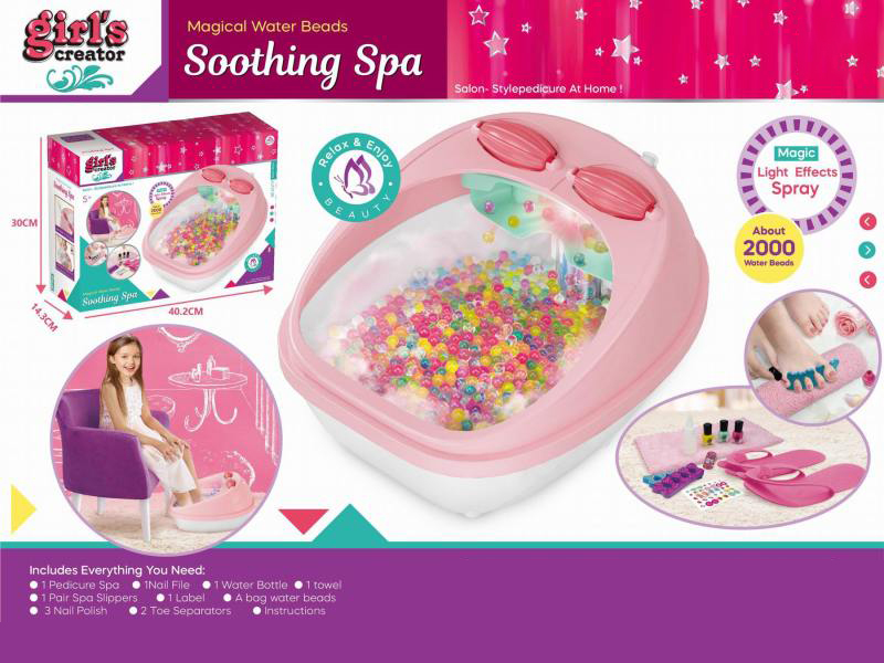 Spray Foot Wash Basin With Magical Water Beads