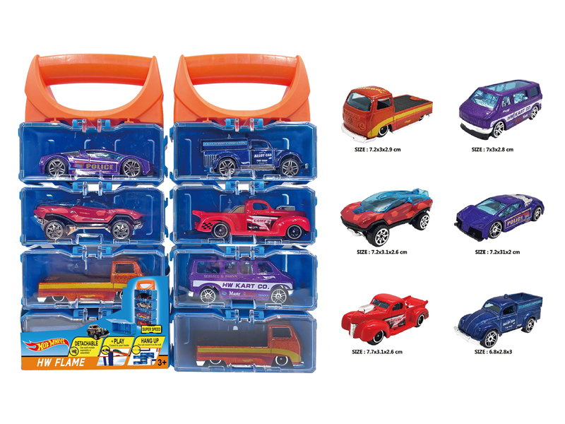 1:64 Hot Wheel Alloy Slide Car 4PCS