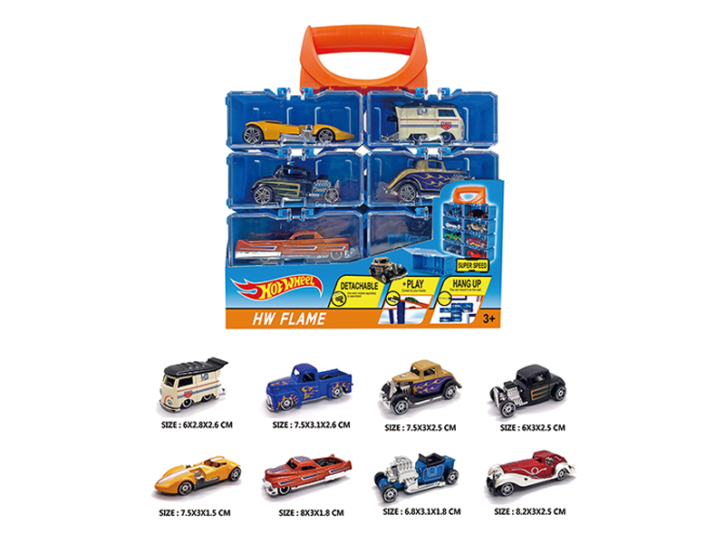 1:64 Hot Wheel Alloy Slide Car 8PCS