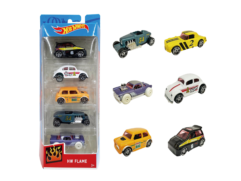 1:64 Hot Wheel Slide Classic Car 5PCS