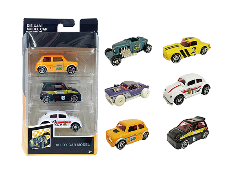 1:64 Slide Classic Slide Car3PCS