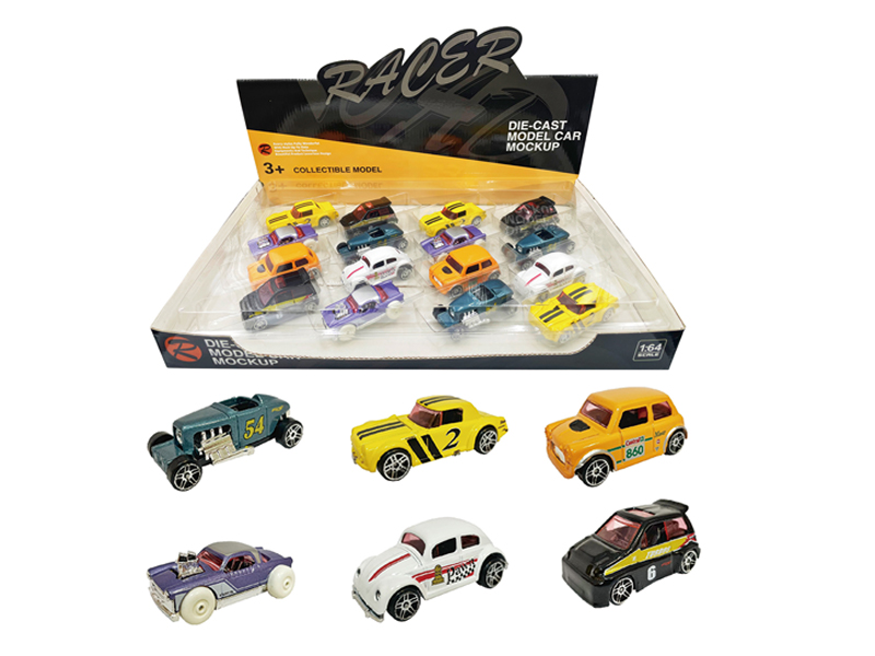 1:64 Slide Classic Slide Car16PCS