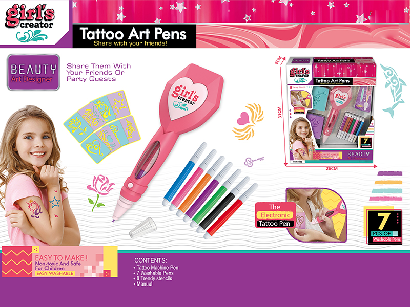 Tatto Art Pens Set