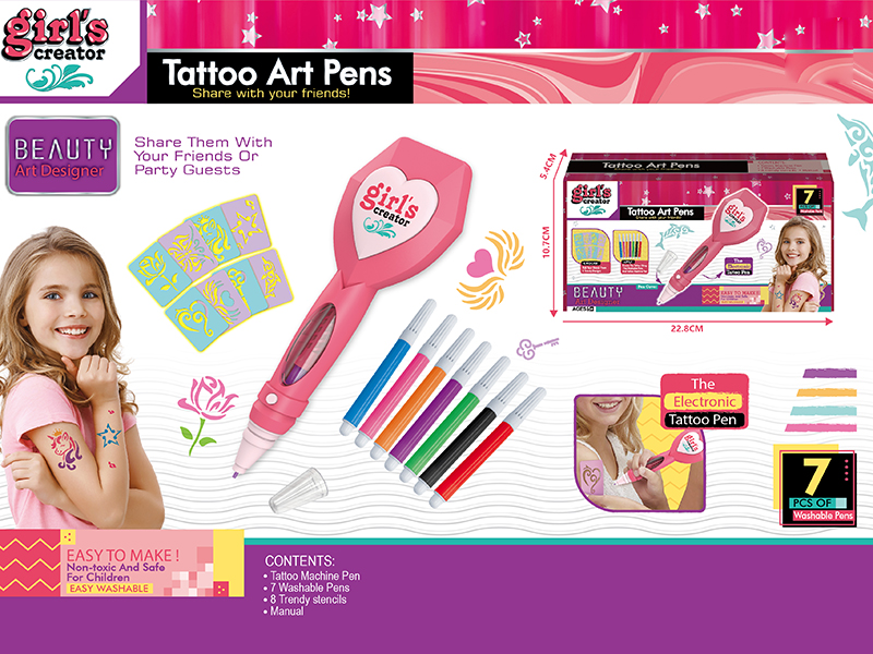 Tatto Art Pens Set