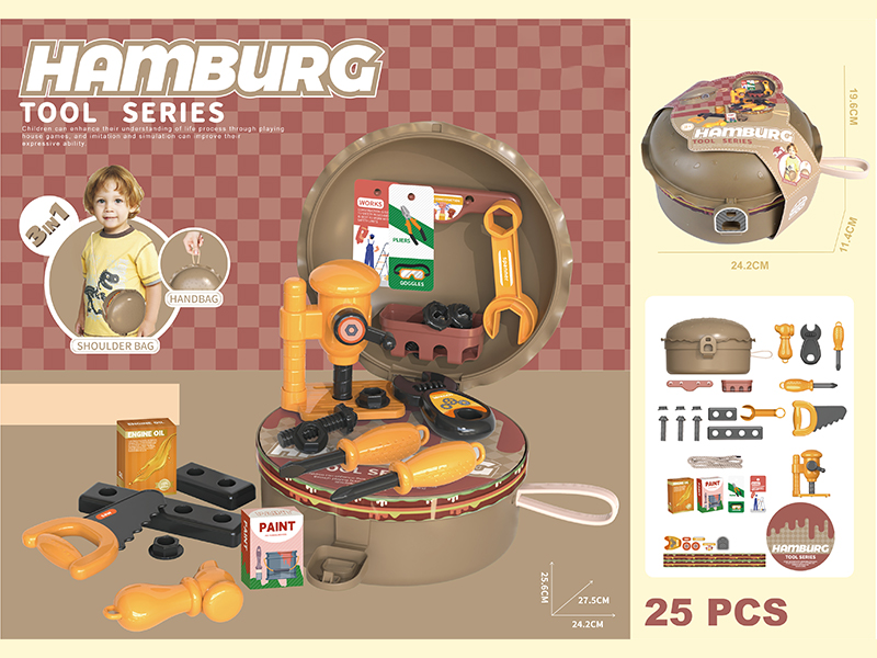 25PCS Hamburg Tool Handbag