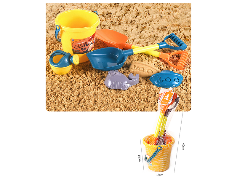 Sand Bucket Set 6pcs