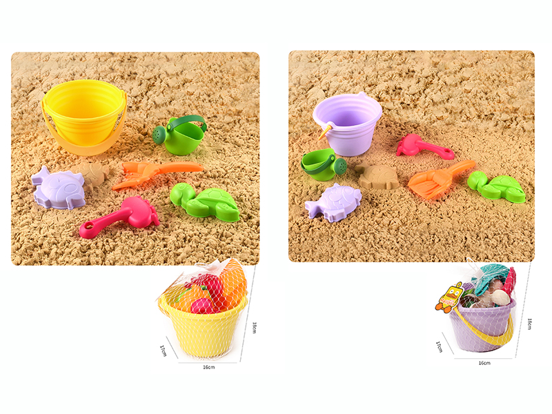 Sand Bucket Set 6pcs