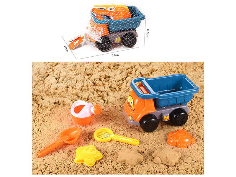 Beach Toy Truck Set 6pcs