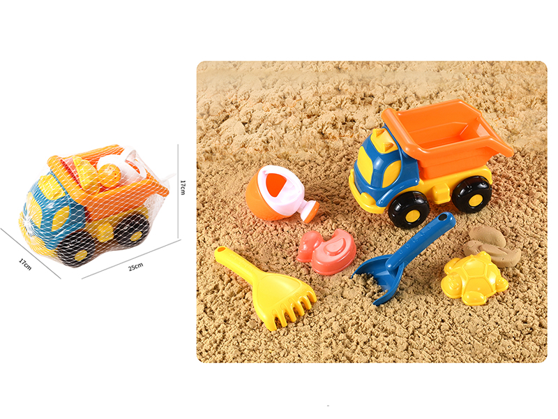 Beach Toy Truck Set 6pcs