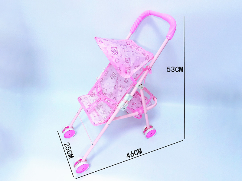 Iron Baby Stroller Toy With Safety Lock