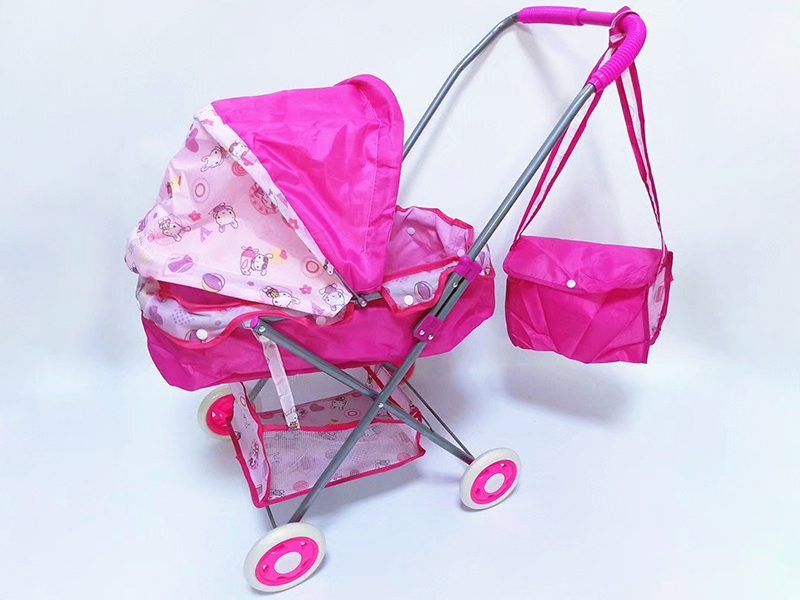 Large Iron Baby Stroller Toy + Storage Bag