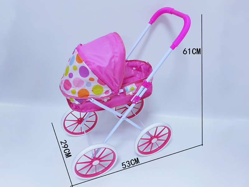 Large Size Iron Baby Stroller Toy(8 Inch Wheels)