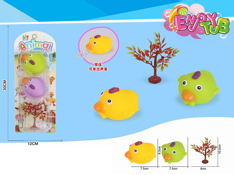 Vinyl Bird Toy Set+Scenarios