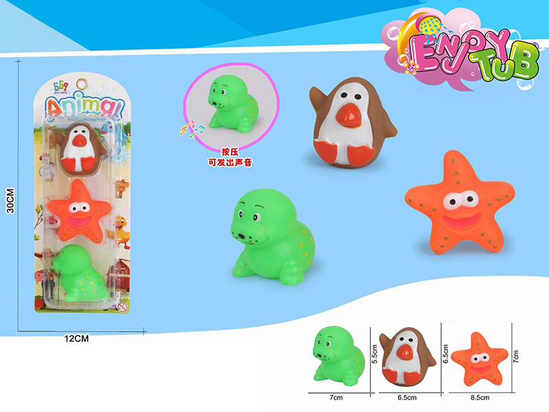 3PCS Vinyl Animal Toy