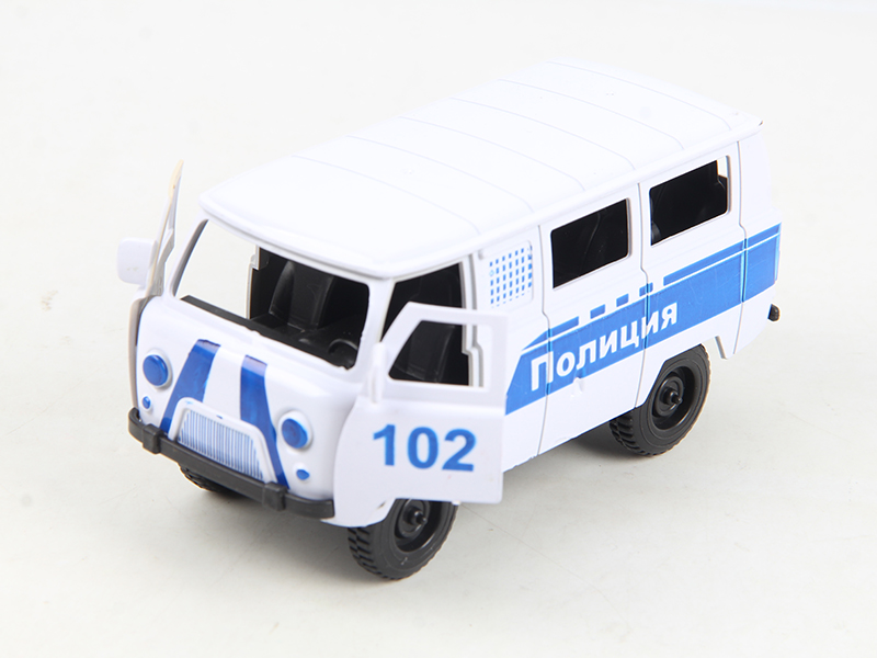 Friction Police Minibus(Can Open The Doors)