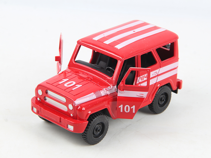 Friction Fire Control Jeep Truck(Can Open The Doors)