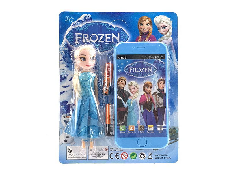 Mobile Phone With Batteries,Frozen Princess