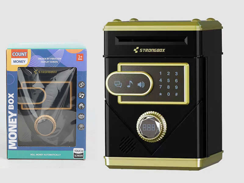 Black Touch Screen Piggy Bank