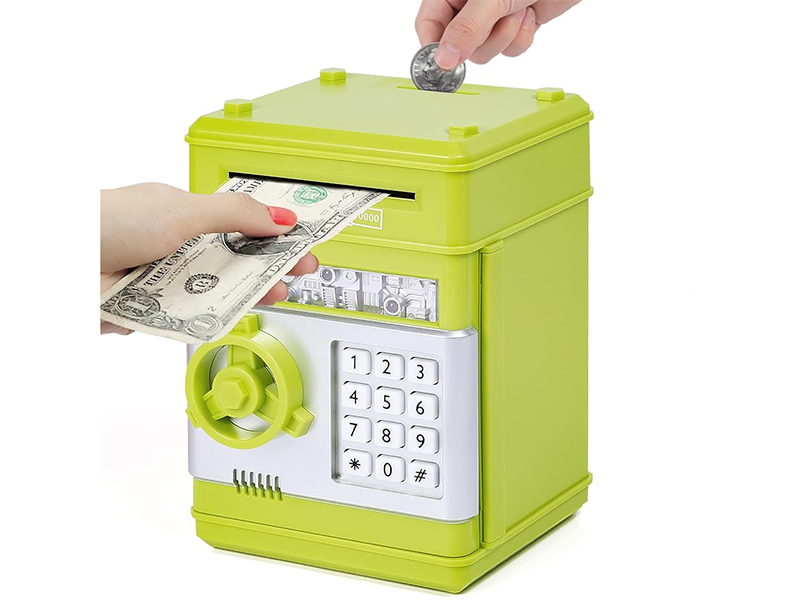 Green Password Money Box
