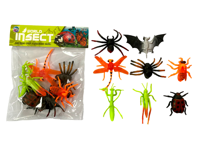 8PCS Insect Toy Set