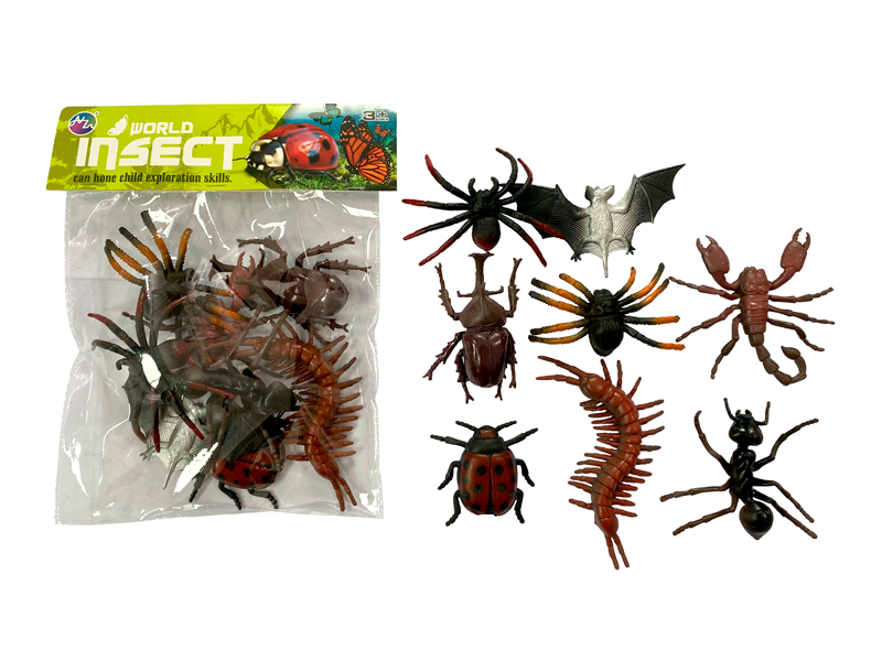 8PCS Insect Toy Set
