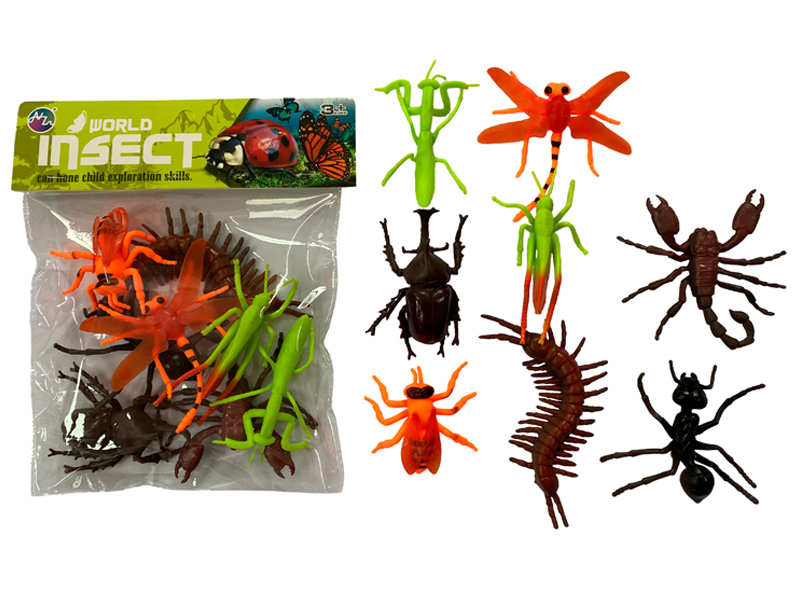 8PCS Insect Toy Set