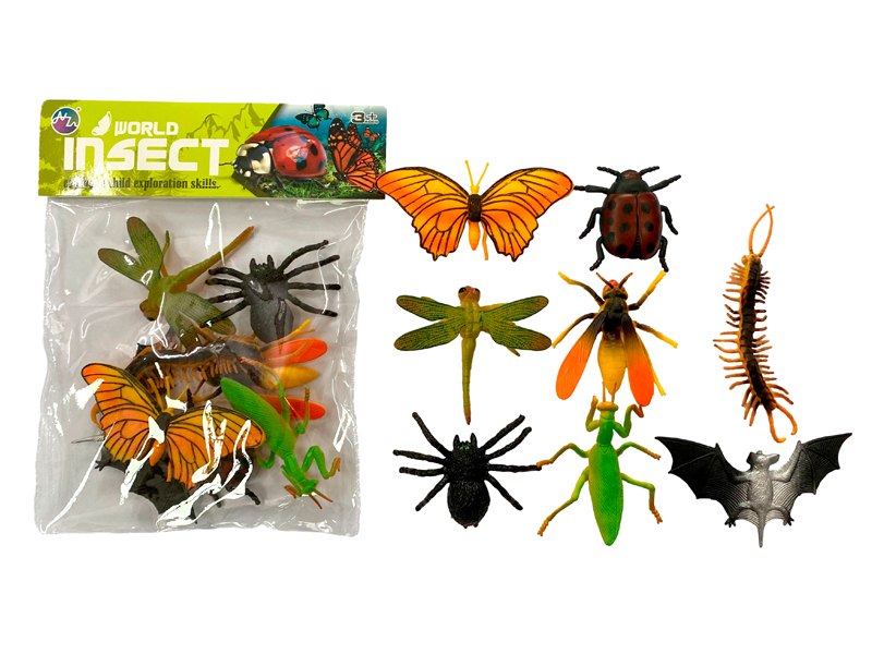 8PCS Insect Toy Set