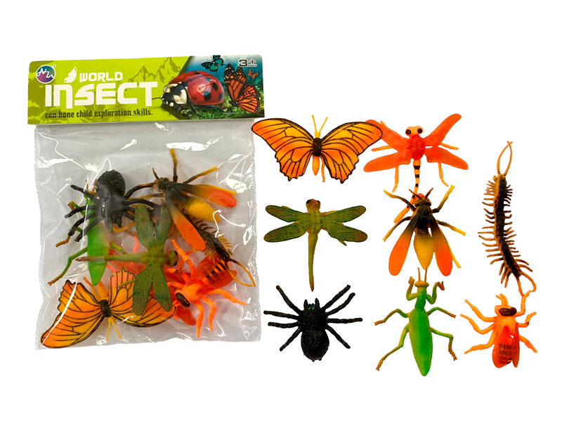 8PCS Insect Toy Set