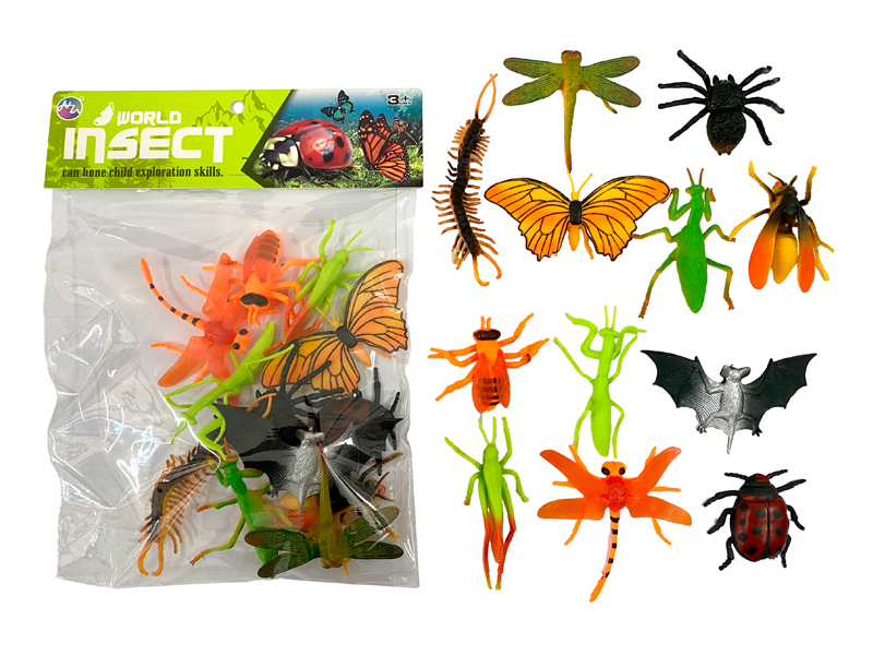 12PCS Insect Toy Set