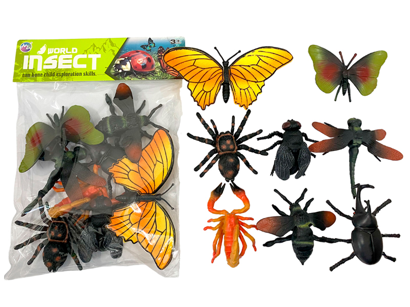 8PCS Insect Toy Set