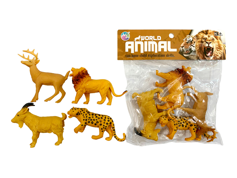4PCS Five Inch Animal Toy Set