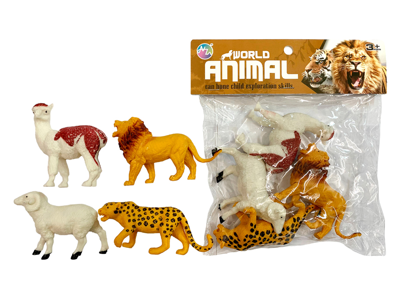 4PCS Five Inch Animal Toy Set